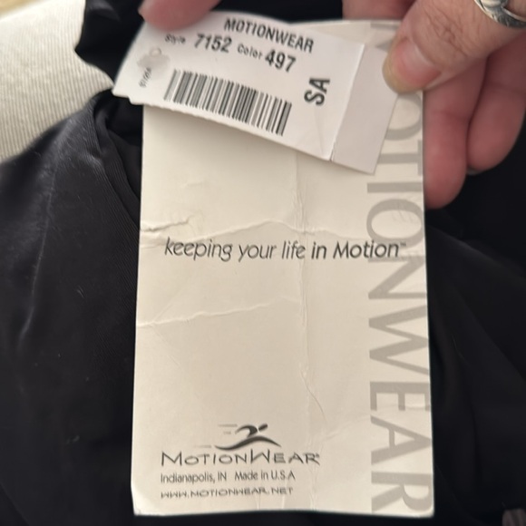 New Motionwear Adult Small Black Pant Jazz Dance - Picture 3 of 4